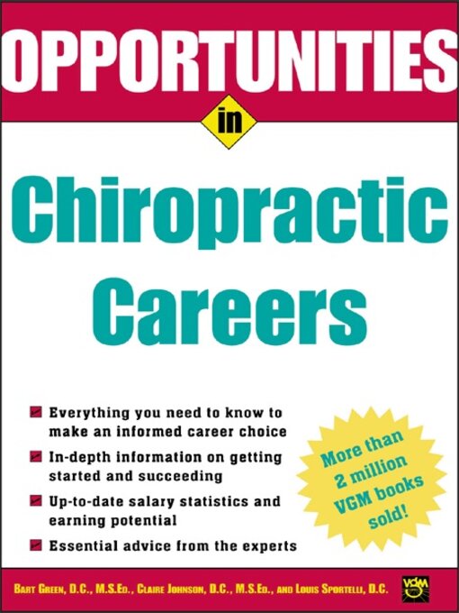 Title details for Opportunities in Chiropractic Careers by Bart Green - Available